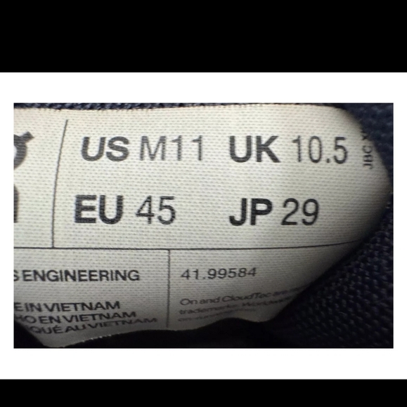 On Cloudswift 2 Denim Blue Running Sneakers Men Size 11 or Women 12.5 - Picture 6 of 7